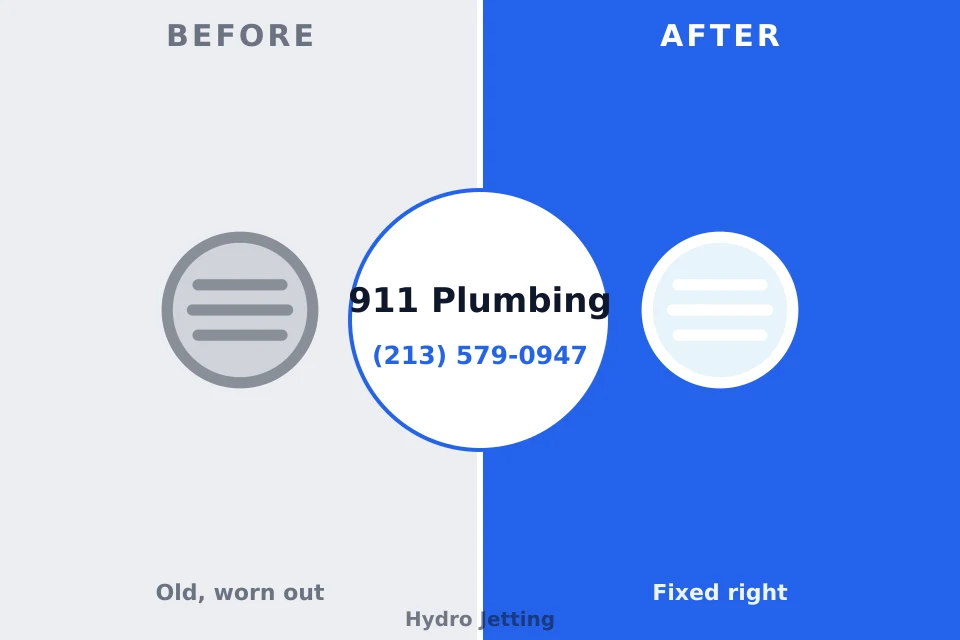 Before and after: plumbing repair Orland Park, IL